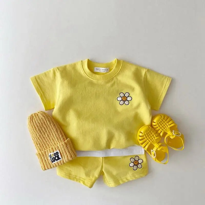 Mini Fashion™ - Sommerfröhlichkeit - Sommerset Gelb / 100 (1.5-2 Jahre) | Pädagogisches Holzspielzeug von Mein Kleines Baby
