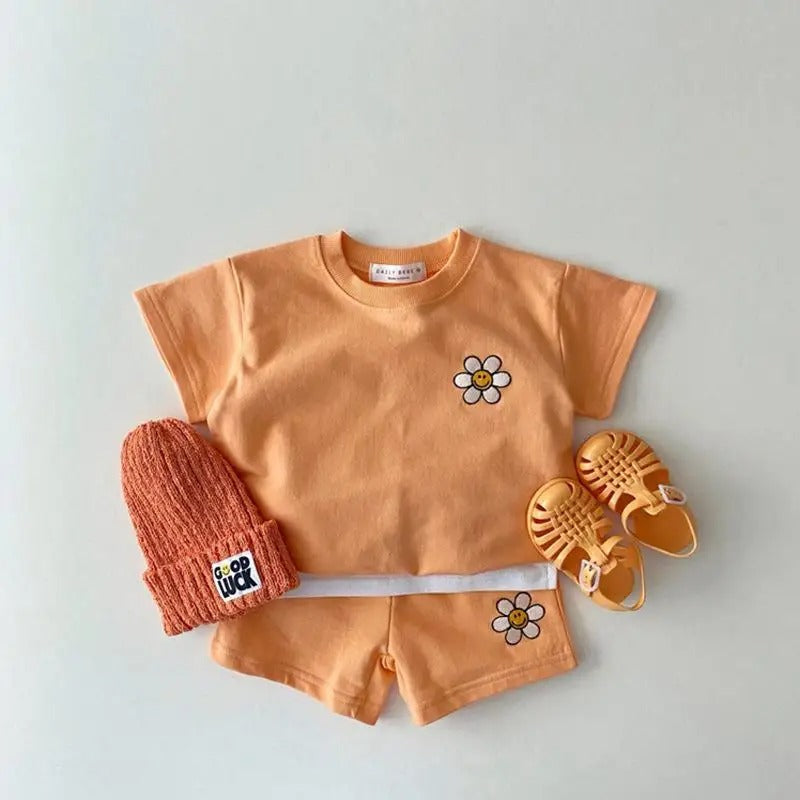 Mini Fashion™ - Sommerfröhlichkeit - Sommerset Orange / 100 (1.5-2 Jahre) | Pädagogisches Holzspielzeug von Mein Kleines Baby