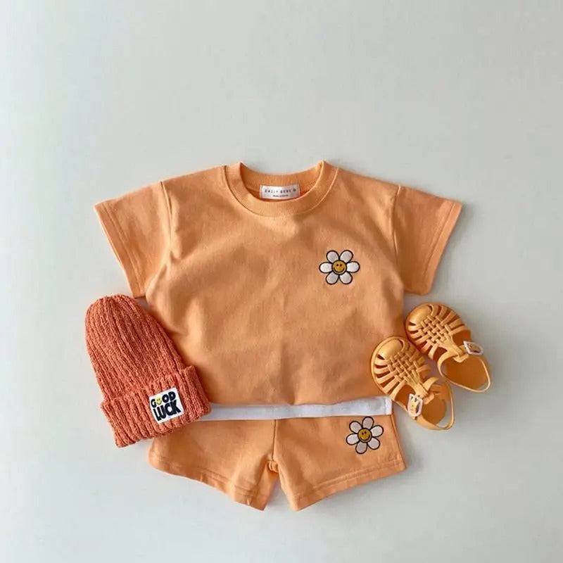 Mini Fashion™ - Sommerfröhlichkeit - Sommerset Orange / 100 (1.5-2 Jahre) | Pädagogisches Holzspielzeug von Mein Kleines Baby