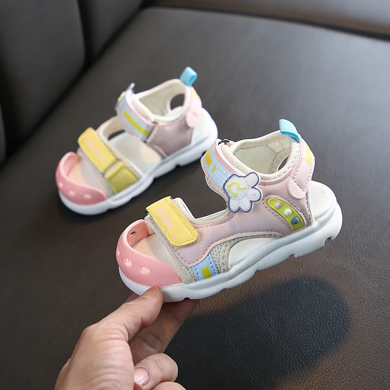 Mini Fashion™ - Sommerliche Sandabenteuer - Kindersandalen Rosa A / 25 (2.5 - 3 Jahr) | Pädagogisches Holzspielzeug von Mein Kleines Baby