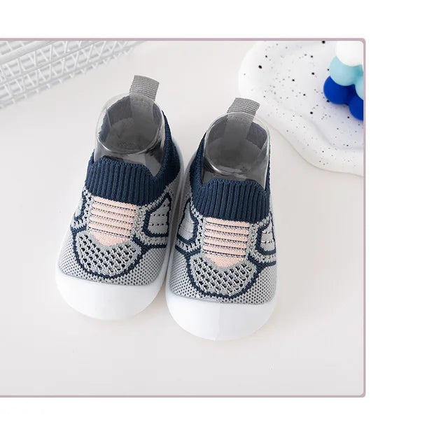 Mini Fashion™ - Stylish Steps - Schuhe für Kleinkinder Blau / 20 (0-6 Monate) | Pädagogisches Holzspielzeug von Mein Kleines Baby