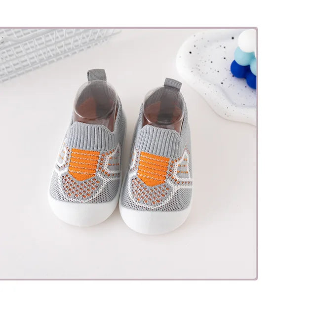 Mini Fashion™ - Stylish Steps - Schuhe für Kleinkinder Grau / 20 (0-6 Monate) | Pädagogisches Holzspielzeug von Mein Kleines Baby