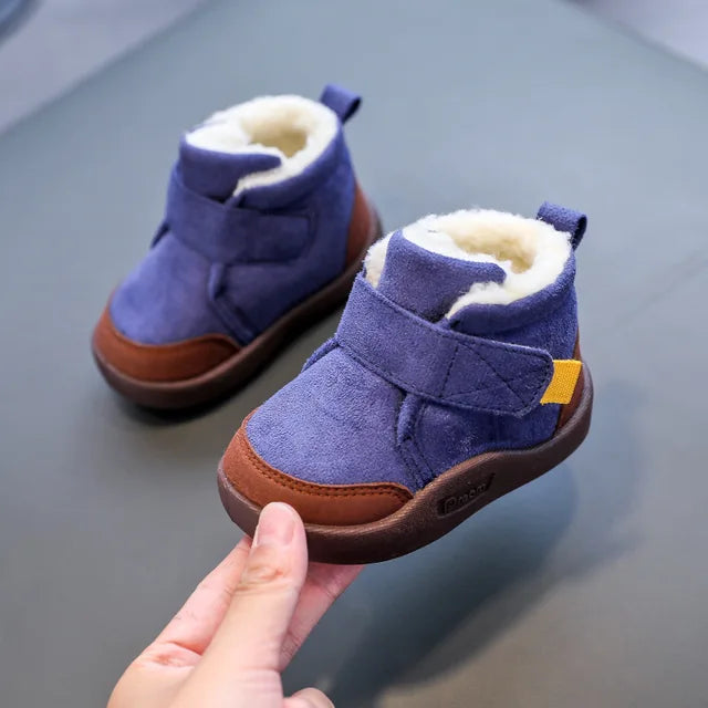 Mini Fashion™ - Super warm - Kinder-Winterstiefel Blau / 20 (2-3 Jahr) | Pädagogisches Holzspielzeug von Mein Kleines Baby