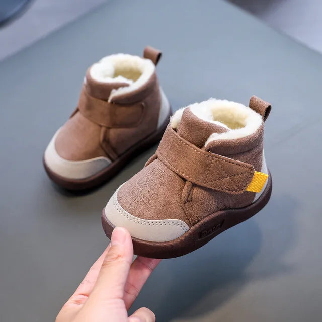 Mini Fashion™ - Super warm - Kinder-Winterstiefel Braun / 19 (1-2 Jahr) | Pädagogisches Holzspielzeug von Mein Kleines Baby