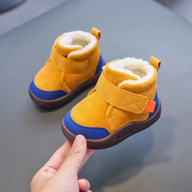 Mini Fashion™ - Super warm - Kinder-Winterstiefel Gelb / 24 (4-5 Jahr) | Pädagogisches Holzspielzeug von Mein Kleines Baby