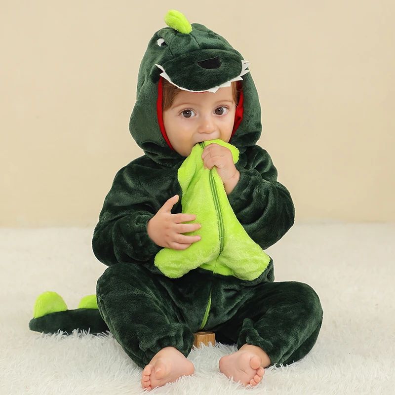 Mini Fashion™ – Tiere Traumland – Kinder-Tier-Strampler Grüner Drache / 100 (18-24 Monate) | Pädagogisches Holzspielzeug von Mein Kleines Baby