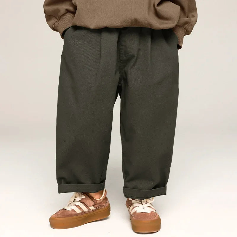 Mini Fashion™ - Trendiges Design - Lange Hose Grau / 100 (3 Jahr) | Pädagogisches Holzspielzeug von Mein Kleines Baby