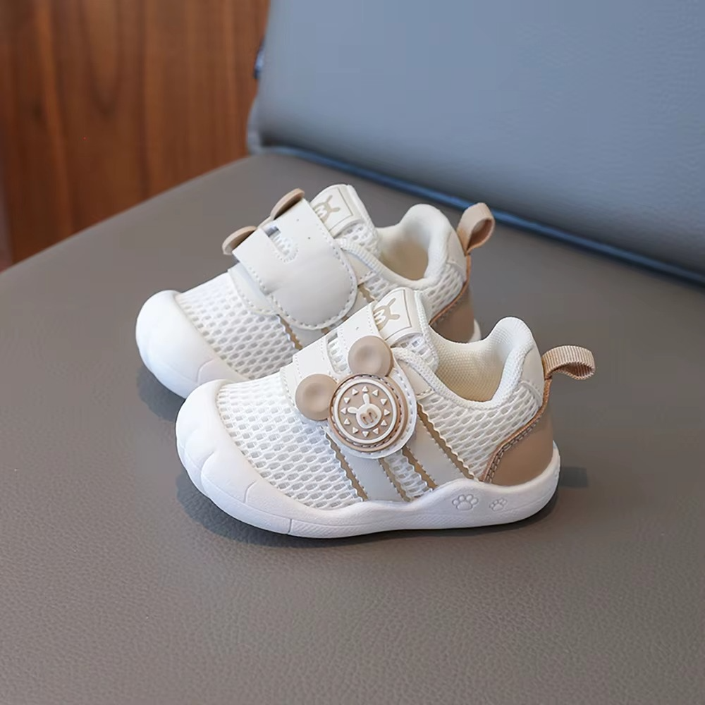 Mini Fashion™ - Trendy&Atmungsaktiv - Turnschuhe für Kleinkinder Beiges / 17 (6-12 Monate) | Pädagogisches Holzspielzeug von Mein Kleines Baby