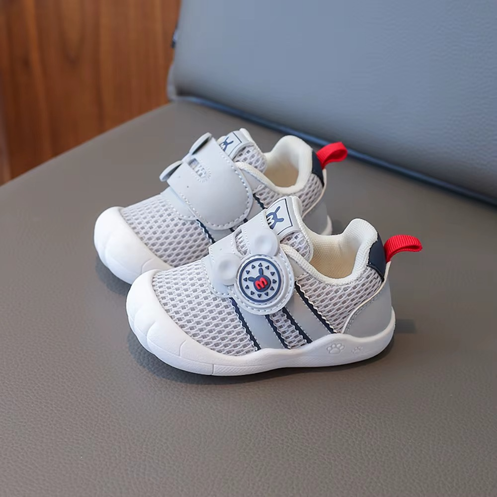 Mini Fashion™ - Trendy&Atmungsaktiv - Turnschuhe für Kleinkinder Grau / 20 (3-4 Jahre) | Pädagogisches Holzspielzeug von Mein Kleines Baby