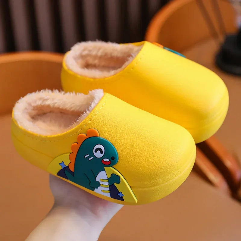 Mini Fashion™ - Vandtæt design til børn - Tøfler Gul / 34-35 (7-8 År) | Pädagogisches Holzspielzeug von Mein Kleines Baby