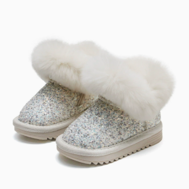 Mini Fashion™ - Varme og Stilfulde - Glimmer Vinterstøvler til børn Beige / 29 (6-7 år) | Pädagogisches Holzspielzeug von Mein Kleines Baby