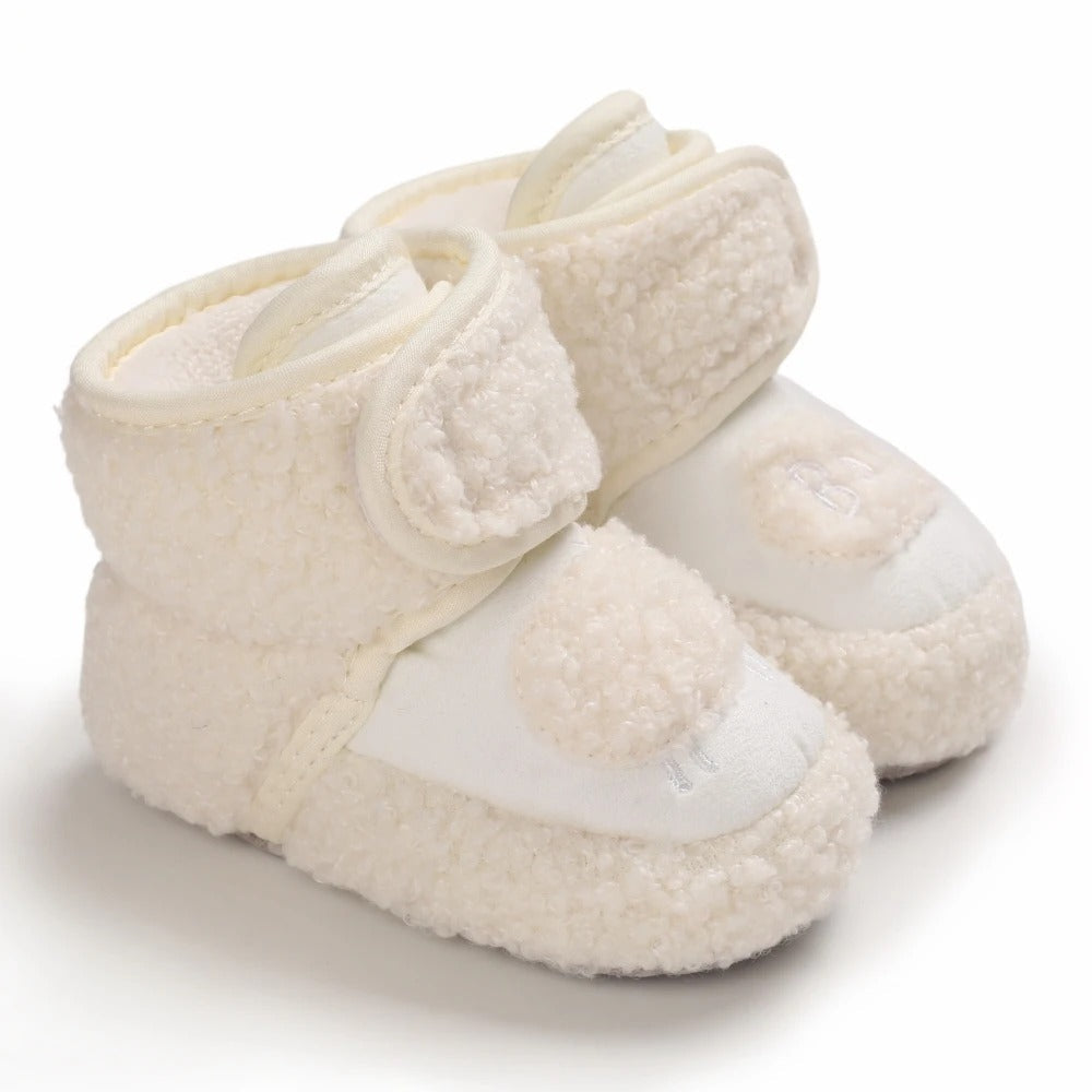 Mini Fashion™ - Warm&Bequem- Tierschuhe Weiß / 16 (0-6 Monate) | Pädagogisches Holzspielzeug von Mein Kleines Baby