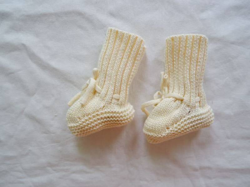 Mini Fashion™ - Warm&Stylisch - Gestrickte Babyschuhe Gelb / S (0-6 Monate) | Pädagogisches Holzspielzeug von Mein Kleines Baby