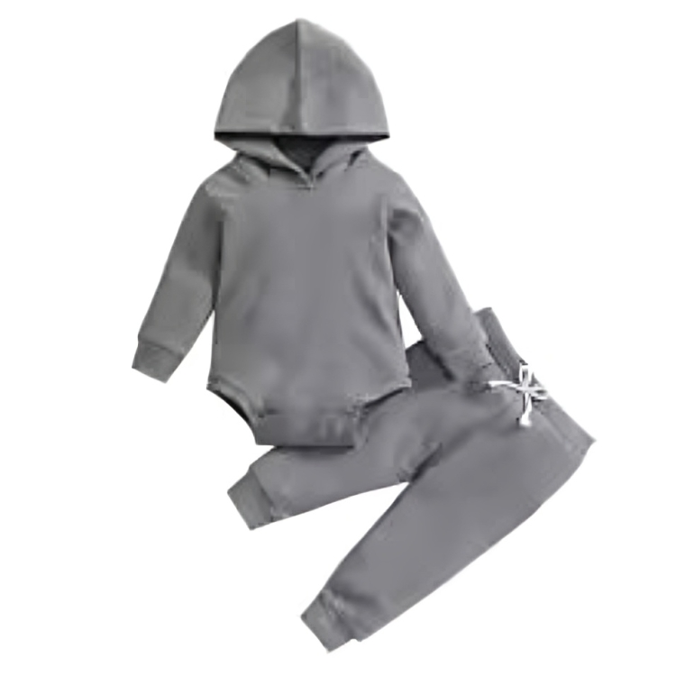 Mini Fashion™ - Warm&Stylisch - Warmes Set für Babys Grau / 66 (3-6 Monate) | Pädagogisches Holzspielzeug von Mein Kleines Baby