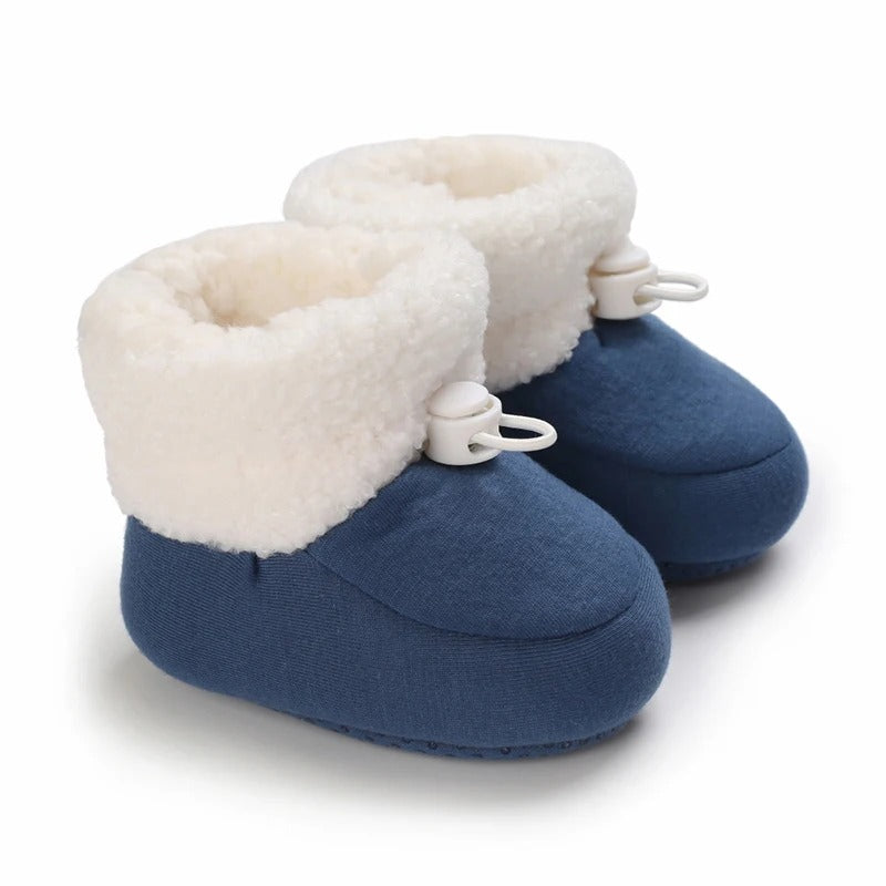 Mini Fashion™ - Warm&weich - Kinder-Winterstiefel Blau / 20 (12-18 Monate) | Pädagogisches Holzspielzeug von Mein Kleines Baby