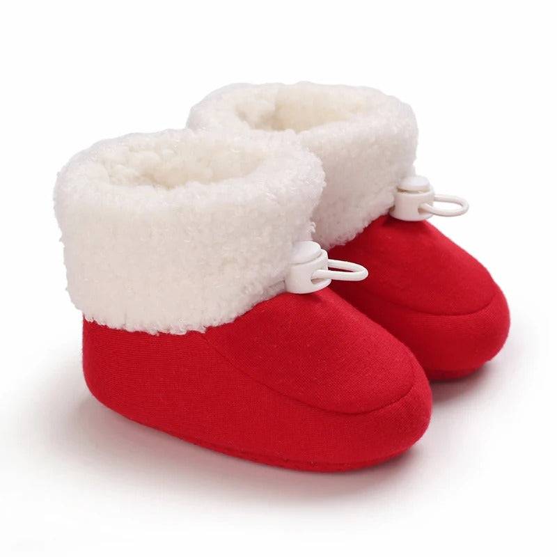 Mini Fashion™ - Warm&weich - Kinder-Winterstiefel Rot / 20 (12-18 Monate) | Pädagogisches Holzspielzeug von Mein Kleines Baby
