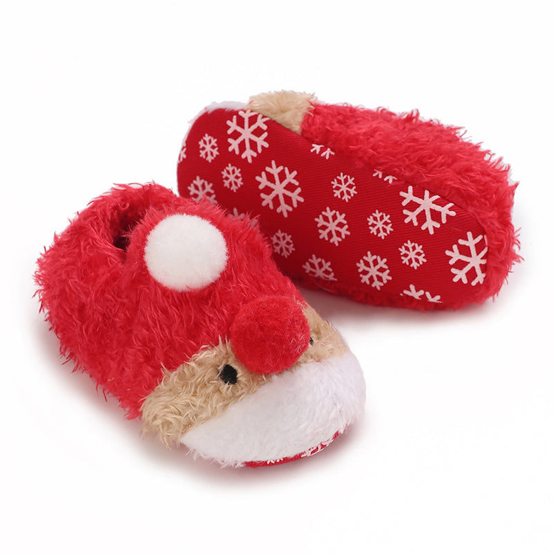Mini Fashion™ - Weihnachtshausschuhe für Kinder unsere Schube Rot Tief / 22 (6-12 Monate) | Pädagogisches Holzspielzeug von Mein Kleines Baby