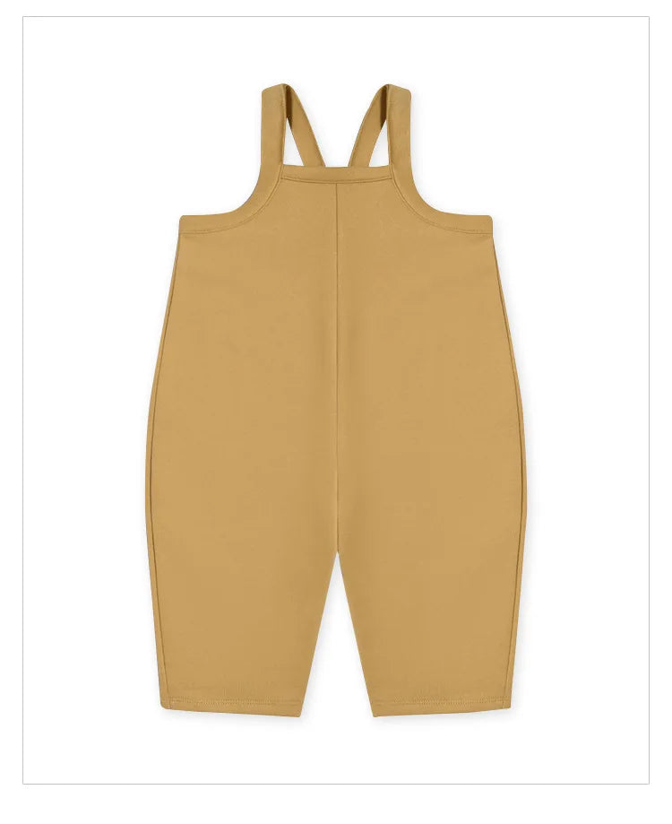 Mini Fashion - Bequemes und stilvolles Bekleidungsset - Baby Outfit Gartenhose (A) - Senfgelb / 90 (18–24 Monate) L | Pädagogisches Holzspielzeug von Mein Kleines Baby