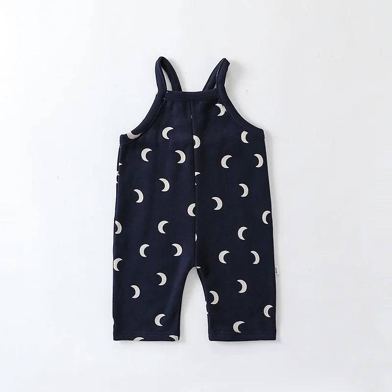 Mini Fashion - Bequemes und stilvolles Bekleidungsset - Baby Outfit Gartenhose (C) - Marineblau / 90 (18–24 Monate) L | Pädagogisches Holzspielzeug von Mein Kleines Baby