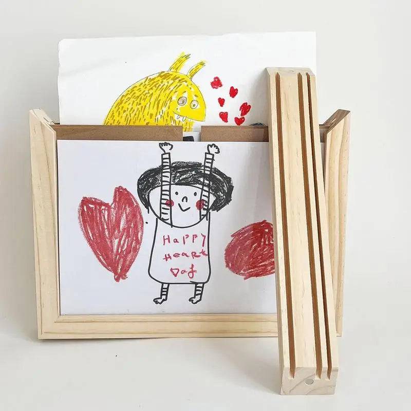 Mini Masterpiece -Ändern&Bewundern - Konstram för barn | Pädagogisches Holzspielzeug von Mein Kleines Baby