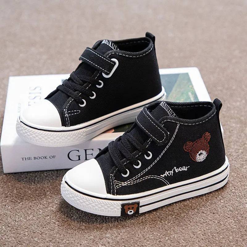 Mini fashion™ - Atmungsaktiv&luftig - Kinder Turnschuhe Schwarz / 30 (5-6 Jahre) | Pädagogisches Holzspielzeug von Mein Kleines Baby