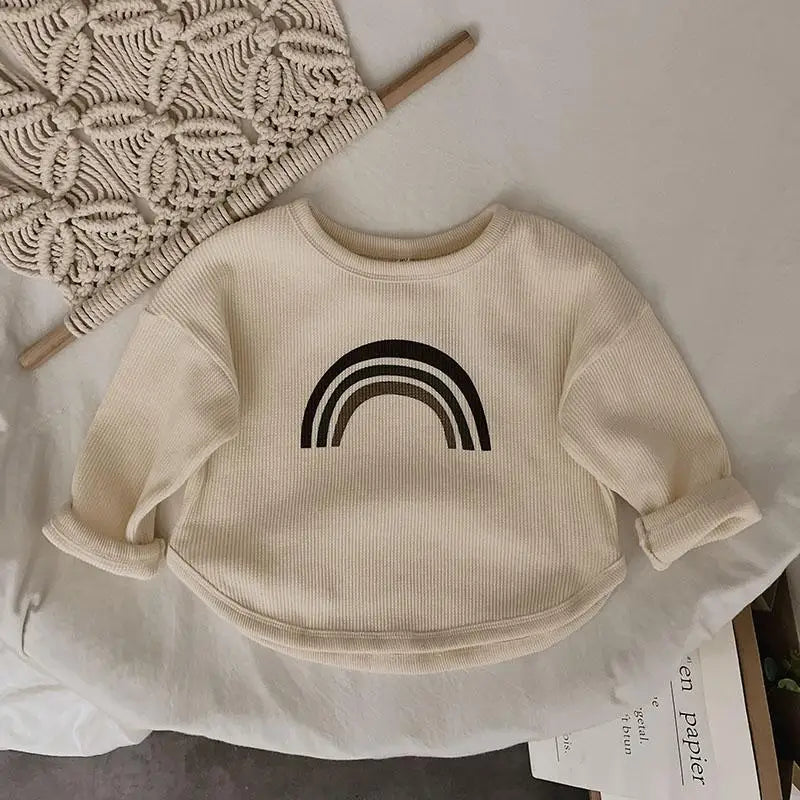 Mini fashion™ - Geeignet für jede Jahreszeit - Langarm-T-Shirt Beige / 80 (12-18 Monate) | Pädagogisches Holzspielzeug von Mein Kleines Baby