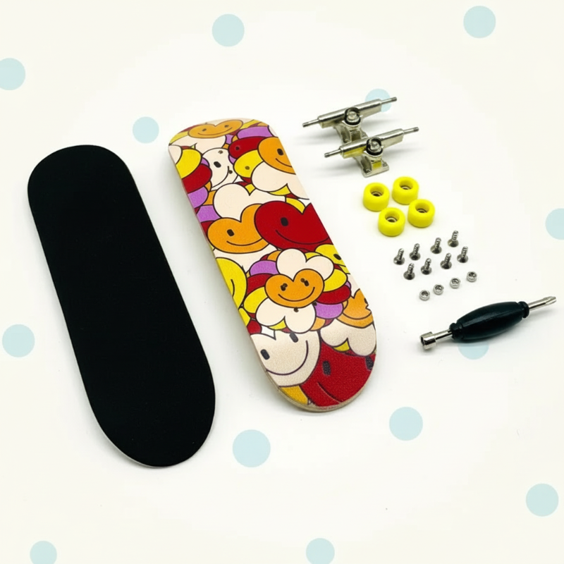 MiniDeck – Robust og fleksibel – Finger-skateboard Hjerte | Pädagogisches Holzspielzeug von Mein Kleines Baby