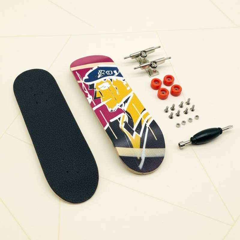 MiniDeck– Robust und flexibel – Finger-Skateboard Junge 1 | Pädagogisches Holzspielzeug von Mein Kleines Baby