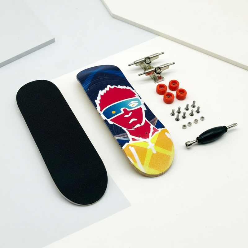 MiniDeck– Robust und flexibel – Finger-Skateboard Junge 2 | Pädagogisches Holzspielzeug von Mein Kleines Baby