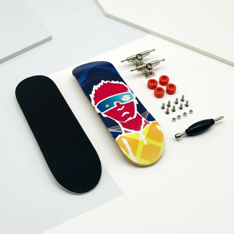 MiniDeck– Robust und flexibel – Finger-Skateboard Junge 2 | Pädagogisches Holzspielzeug von Mein Kleines Baby