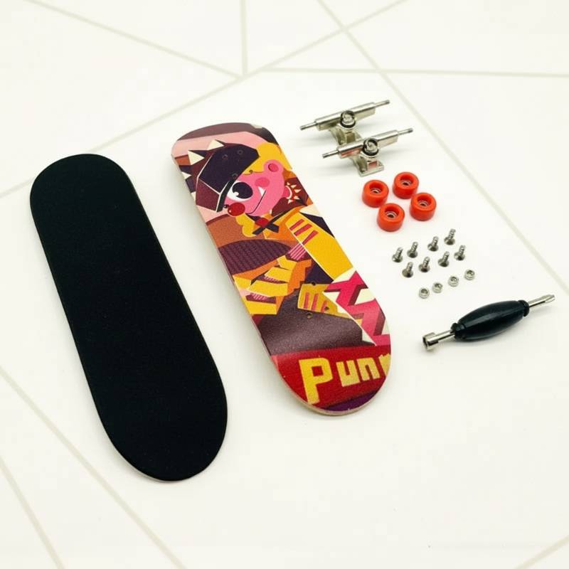 MiniDeck– Robust und flexibel – Finger-Skateboard Junge 3 | Pädagogisches Holzspielzeug von Mein Kleines Baby