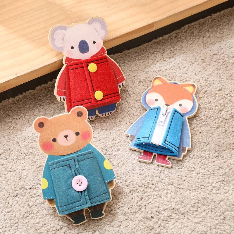 MiniSkills– Montessori&Motorik– Sensorische Lernfähigkeiten Spielzeug | Pädagogisches Holzspielzeug von Mein Kleines Baby