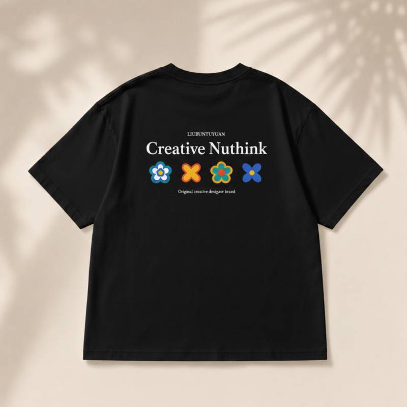MiniStyle – Qualität & Stil – „Creative Nuthink“-T-Shirt Schwarz / 120 (4–5 Jahre) | Pädagogisches Holzspielzeug von Mein Kleines Baby