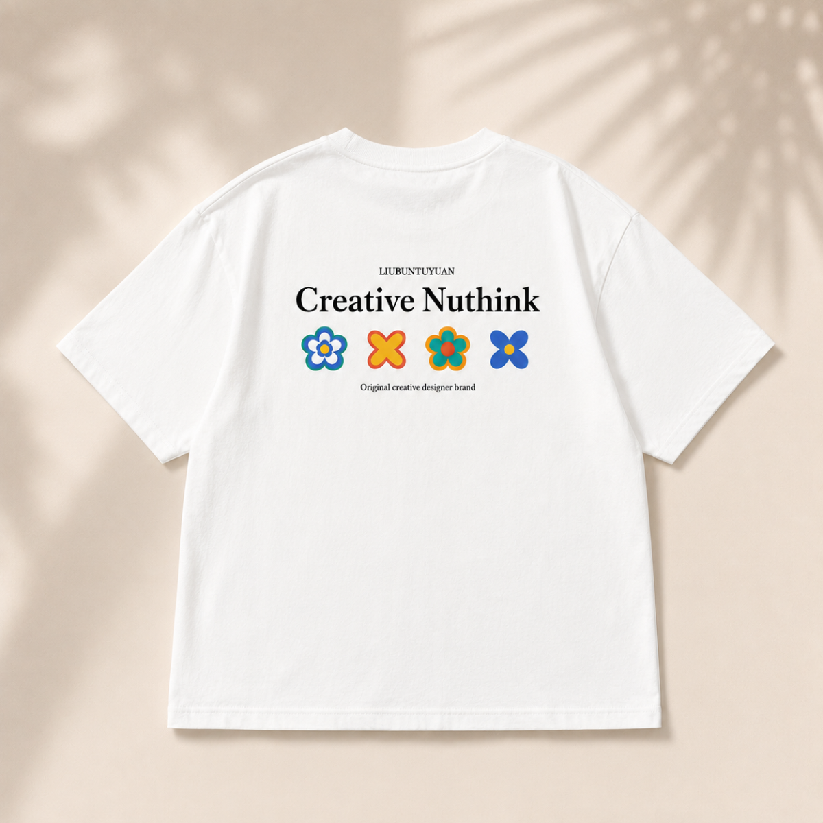 MiniStyle – Qualität & Stil – „Creative Nuthink“-T-Shirt Weiß / 120 (4–5 Jahre) | Pädagogisches Holzspielzeug von Mein Kleines Baby