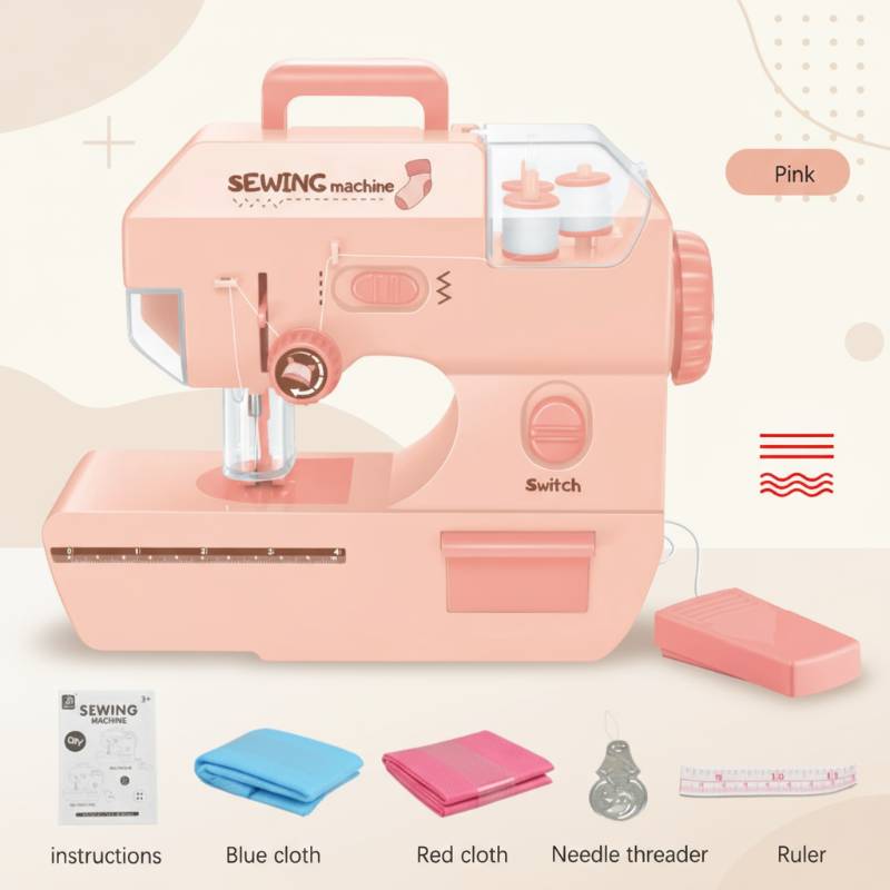 MiniTailor – Lernreich & unterhaltsam – Spielzeug-Nähmaschine Rosa / L | Pädagogisches Holzspielzeug MiniTailor – Lernreich & unterhaltsam – Spielzeug-Nähmaschine Rosa / L | Pädagogisches Holzspielzeug von Mein Kleines Baby