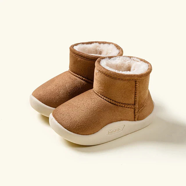MiniWarm– Ultimativer Komfort – Abuya Winterstiefel Beige / 20 (3.5–4 Jahre) | Pädagogisches Holzspielzeug von Mein Kleines Baby