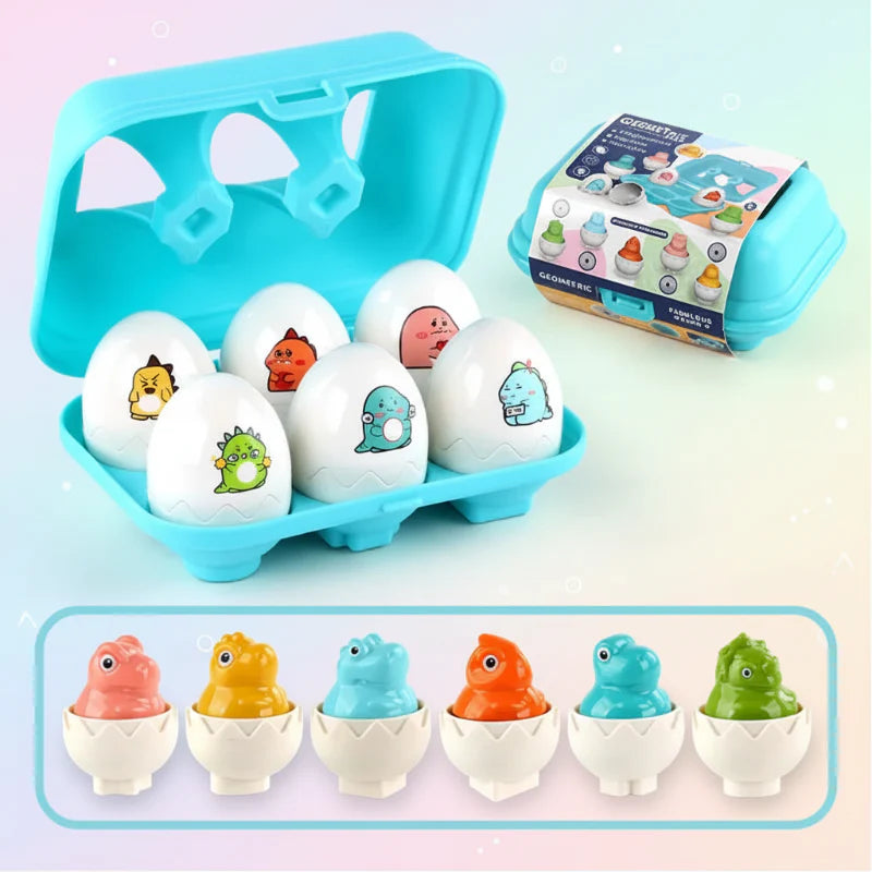 Montessori 3D Eggs Puzzle – Eine schöne Idee für Ostern – Eier-Sortierspiel Dinosaurier | Pädagogisches Holzspielzeug Montessori 3D Eggs Puzzle – Eine schöne Idee für Ostern – Eier-Sortierspiel Dinosaurier | Pädagogisches Holzspielzeug von Mein Kleines Baby