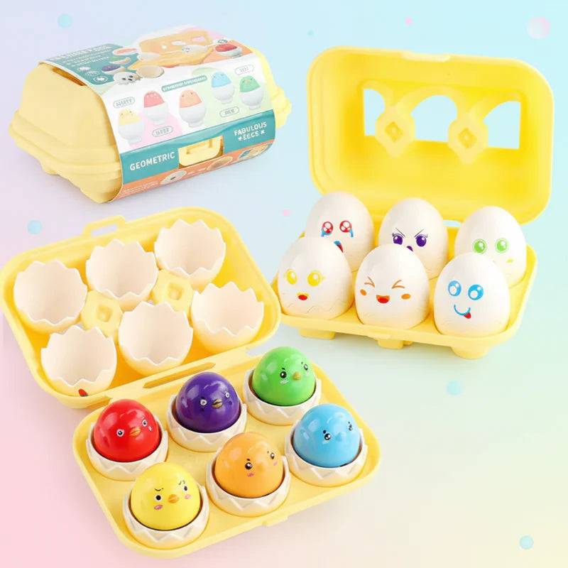Montessori 3D Eggs Puzzle – Eine schöne Idee für Ostern – Eier-Sortierspiel Küken | Pädagogisches Holzspielzeug Montessori 3D Eggs Puzzle – Eine schöne Idee für Ostern – Eier-Sortierspiel Küken | Pädagogisches Holzspielzeug von Mein Kleines Baby