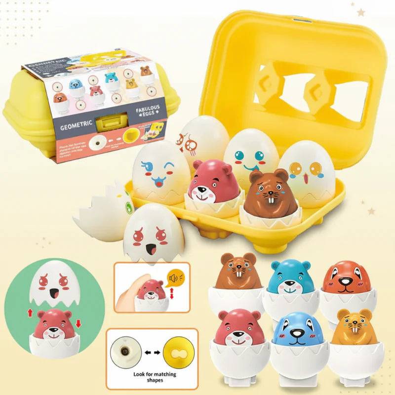 Montessori 3D Eggs Puzzle – Eine schöne Idee für Ostern – Eier-Sortierspiel Tier | Pädagogisches Holzspielzeug Montessori 3D Eggs Puzzle – Eine schöne Idee für Ostern – Eier-Sortierspiel Tier | Pädagogisches Holzspielzeug von Mein Kleines Baby