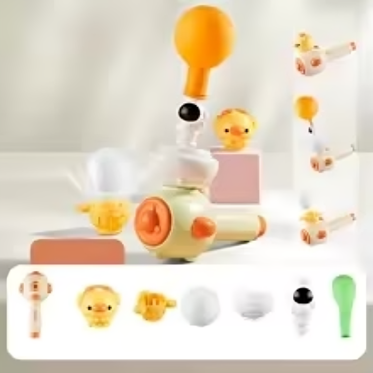 Montessori Blowing Toy™ - Fertigkeiten und Kommunikation verbessern - Montessori Blasen Spaß Spielzeug 3 in 1 grün | Pädagogisches Holzspielzeug von Mein Kleines Baby