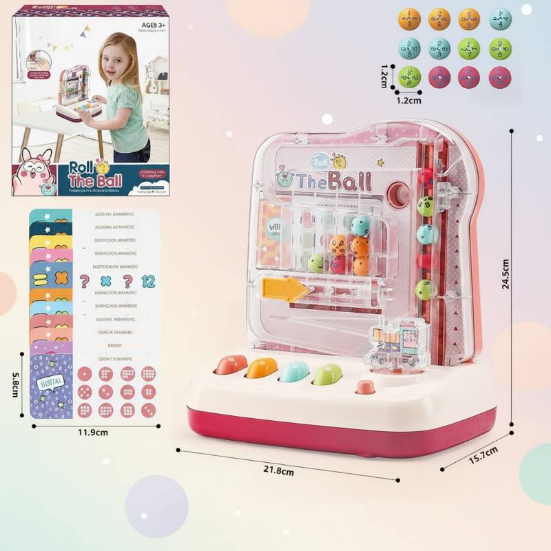 Montessori Math Track Game – Lernen & Logik – Kugelbahn-Spiel Rosa / Automatisch | Pädagogisches Holzspielzeug Montessori Math Track Game – Lernen & Logik – Kugelbahn-Spiel Rosa / Automatisch | Pädagogisches Holzspielzeug von Mein Kleines Baby