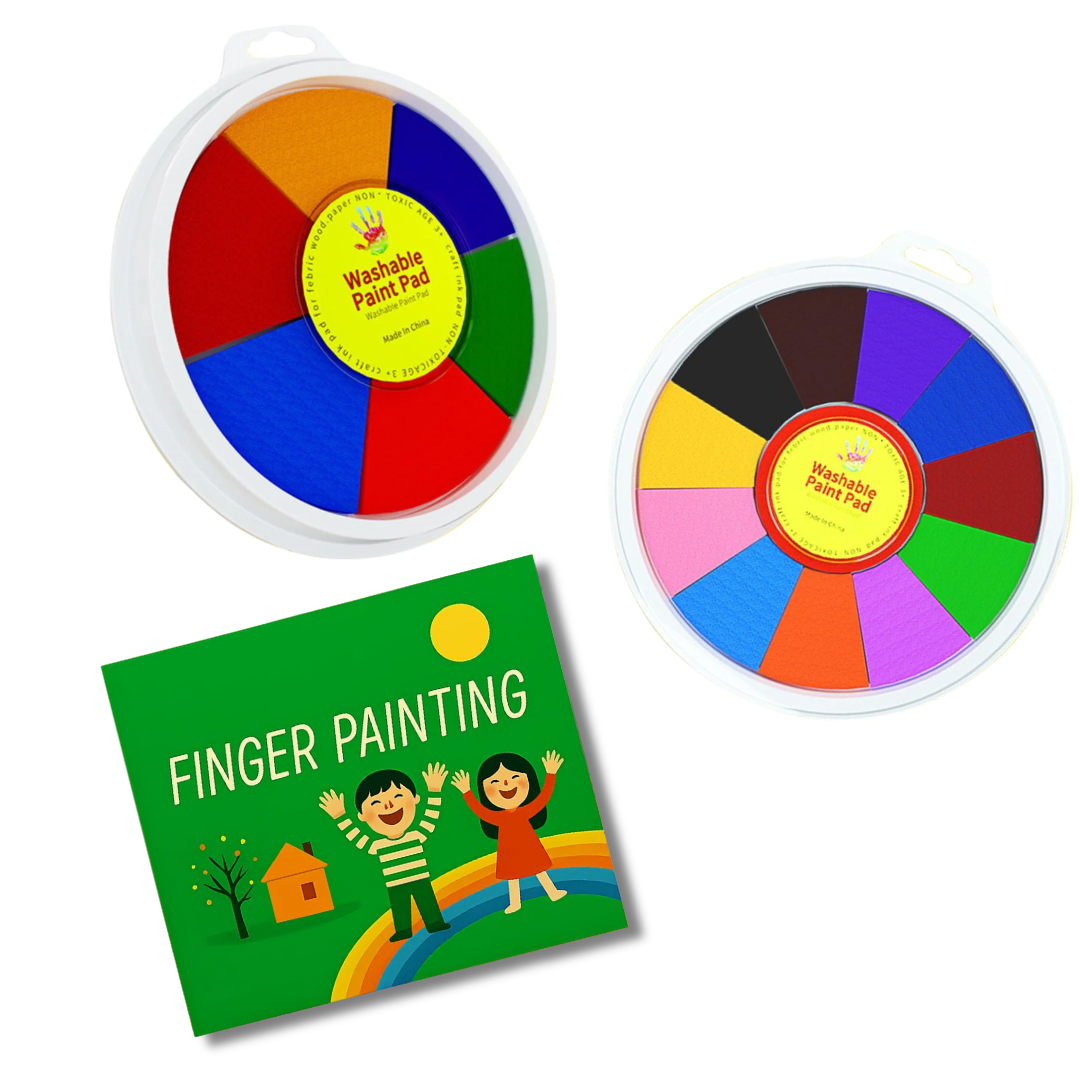 Paint Wheel™ - Stunden der Kreativität - Malset 2er-Set | Pädagogisches Holzspielzeug von Mein Kleines Baby