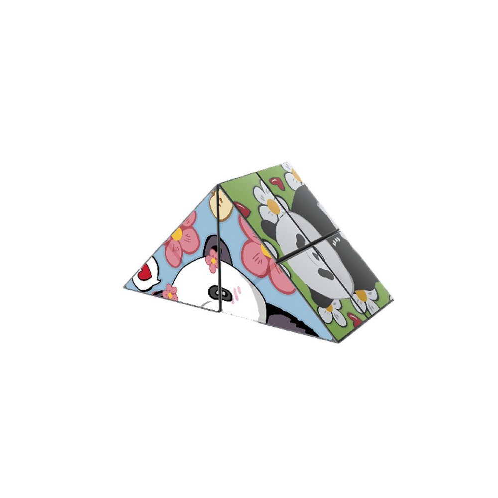 Panda Puzzle™ - lærerig underholdning - Puzzle Cube Trekant | Pädagogisches Holzspielzeug von Mein Kleines Baby
