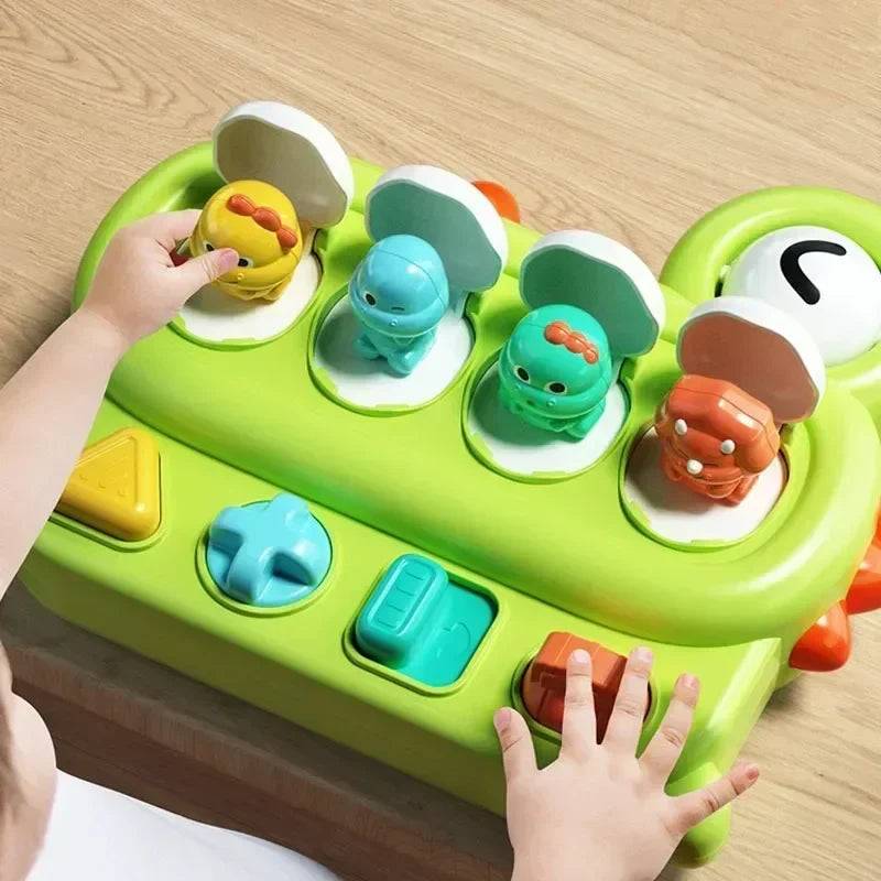 Peek&Play™ - Klicken, Drehen, Überraschung! - Baby-Spielzeug | Pädagogisches Holzspielzeug von Mein Kleines Baby