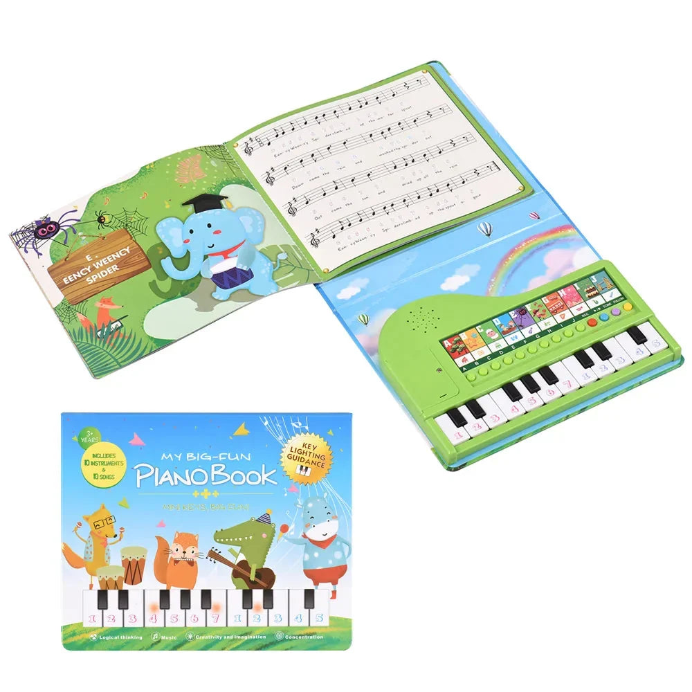 Piano Book™ - Magiske Tangenter - Klaverbog til børn | Pädagogisches Holzspielzeug von Mein Kleines Baby
