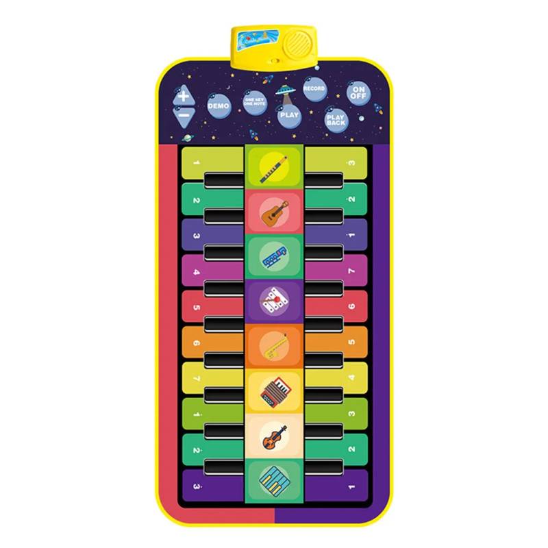Pianomat Kids™ – Springender Spaß – Musikmatte Spielzeug | Pädagogisches Holzspielzeug von Mein Kleines Baby