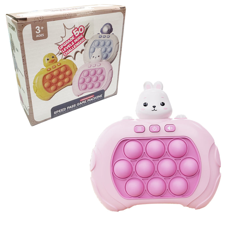Pop Game Animal™ - Reflexe und Entspannung - Reaktionsspiel Kaninchen | Pädagogisches Holzspielzeug von Mein Kleines Baby