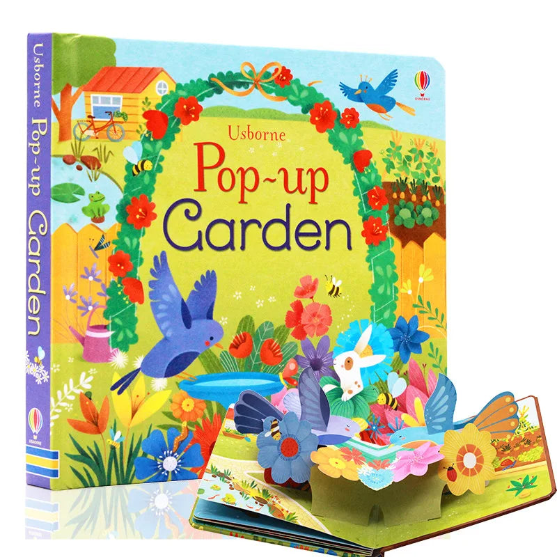 Pop-Up Book™ - Abenteuer zum Leben erwecken - Lesebuch Garten | Pädagogisches Holzspielzeug von Mein Kleines Baby
