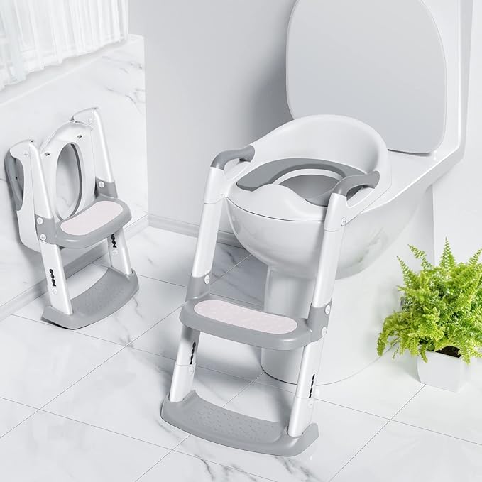 Potty Training Seat™ - toilettræning for de mindste - sammenklappelig potte Hvid | Pädagogisches Holzspielzeug von Mein Kleines Baby