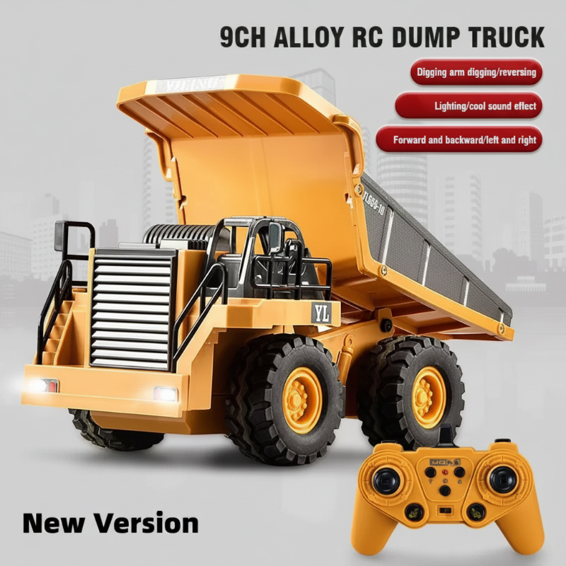 Power Machines – Realistisch & lehrreich – RC-Baufahrzeug Kippwagen | Pädagogisches Holzspielzeug Power Machines – Realistisch & lehrreich – RC-Baufahrzeug Kippwagen | Pädagogisches Holzspielzeug von Mein Kleines Baby
